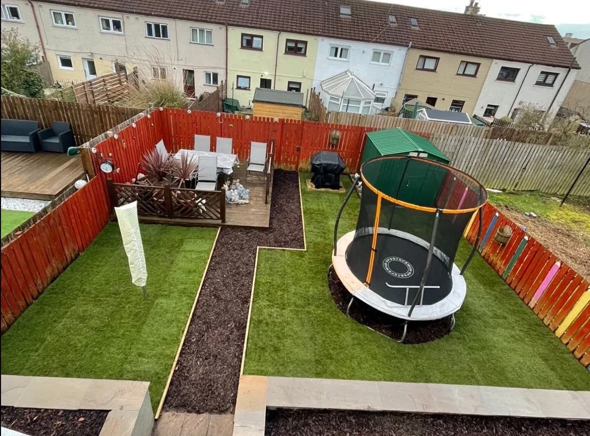 Garden after makeover